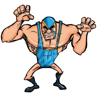 Wrestling clipart free images