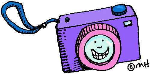 Yearbook animated camera clipart
