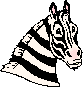 Zebra clipart 3