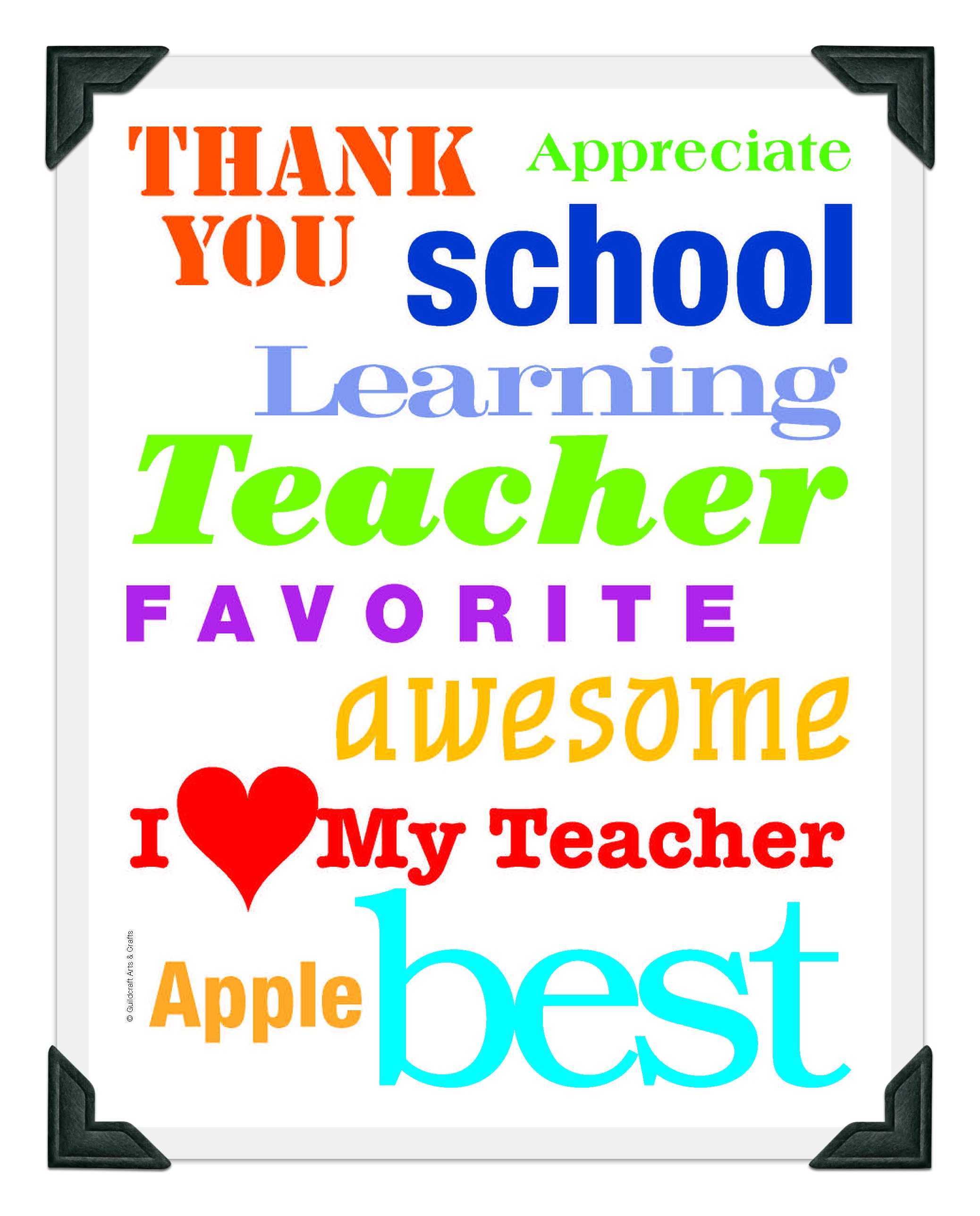 5 images of free printable teacher appreciation clip art