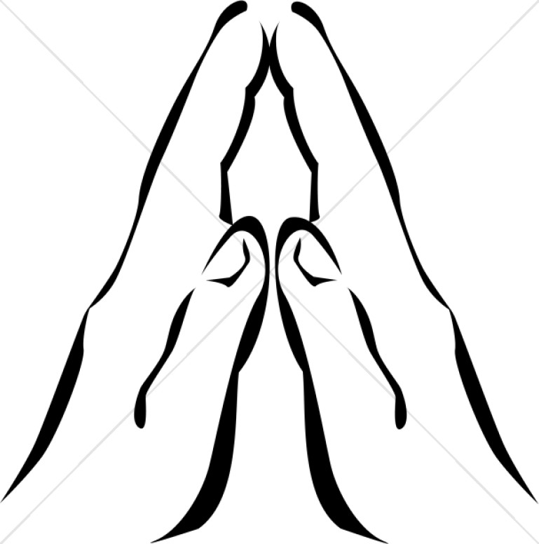 9 african american praying hands clipart
