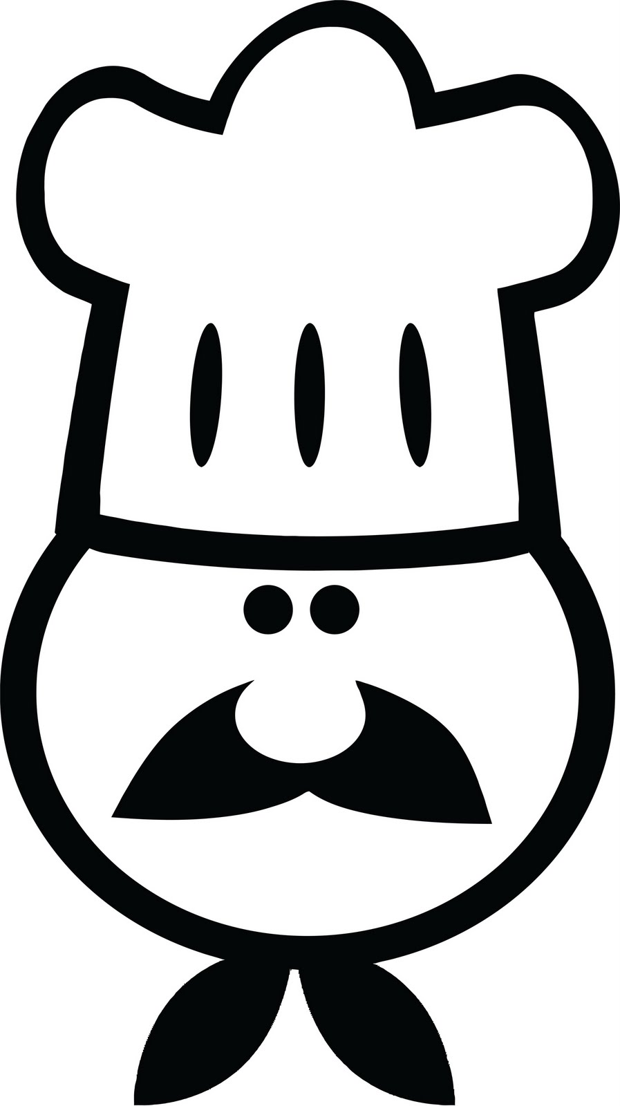 A chef hat clipart