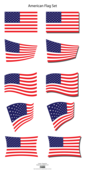 American flag clipart 5 - WikiClipArt