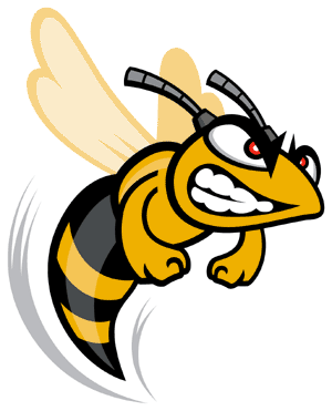 Angry hornet clipart