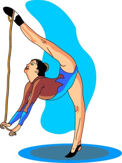 Animations gymnastics clipart
