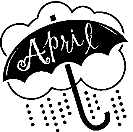 April showers april clip art 0