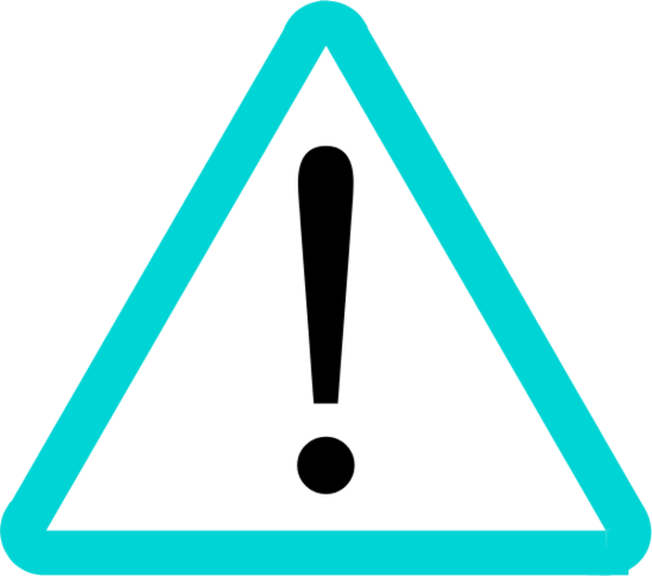 Attention warning vector clip art
