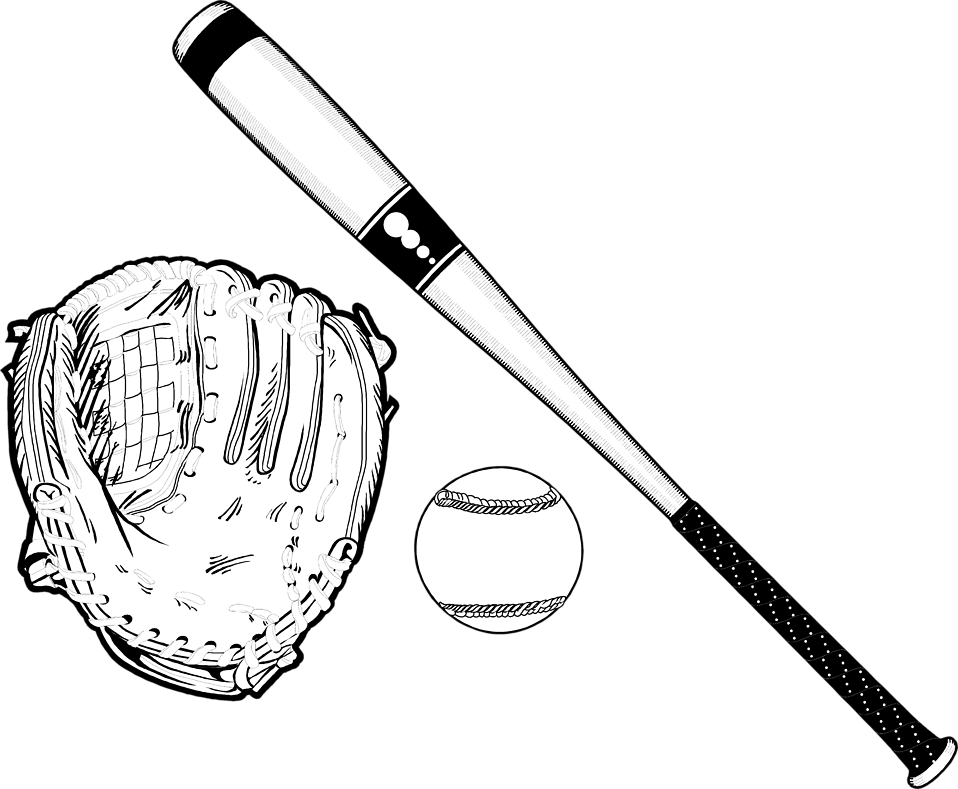 Baseball  black and white black and white baseball clipart cliparts others art inspiration 3