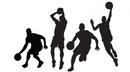 Basketball black and white basketball clipart free - WikiClipArt