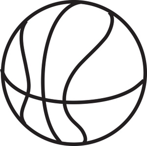 Basketball  black and white basketball hoop clipart black and white free 2