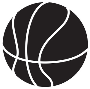 Basketball  black and white basketball player clipart black and white free 3