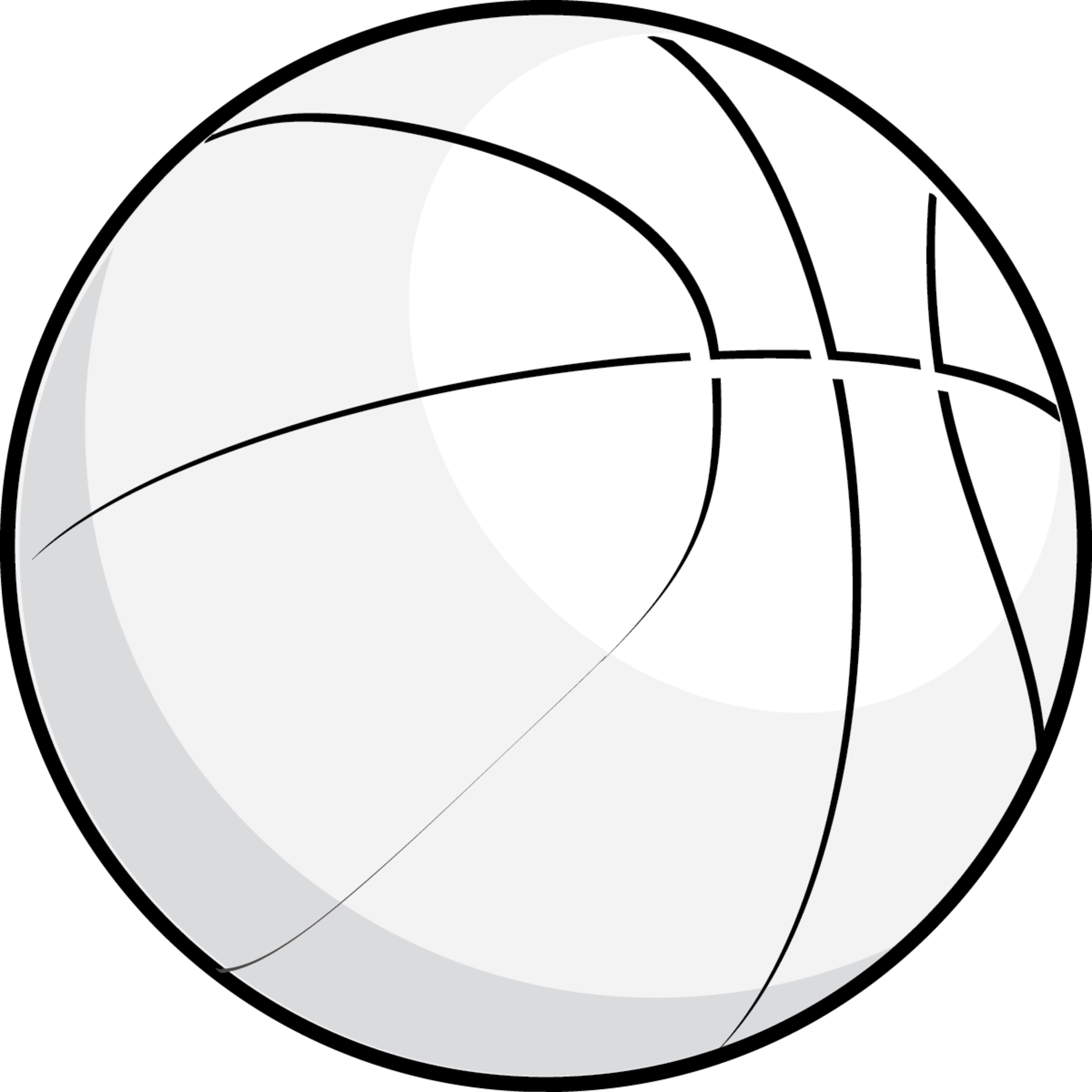 Basketball  black and white house clipart black and white 6
