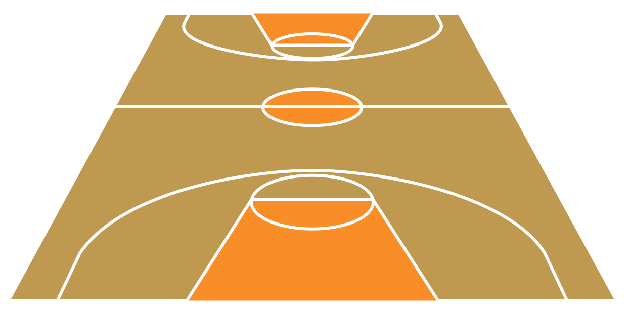 Basketball court clipart 3 2