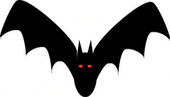 Bat black and white bat clipart - WikiClipArt