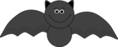 Bat black and white halloween black bat clipart 2 - WikiClipArt