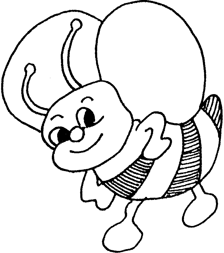 Bee  black and white bee clipart black and white 5