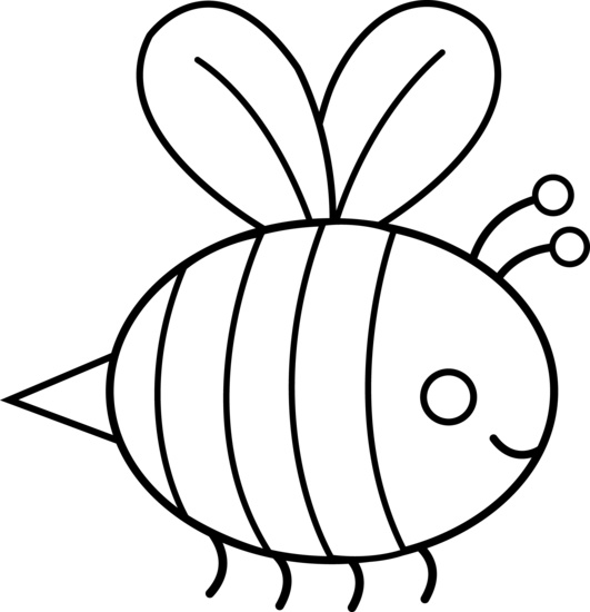Bee  black and white bee clipart black and white 6