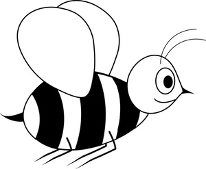 Bee  black and white bee clipart black and white free images