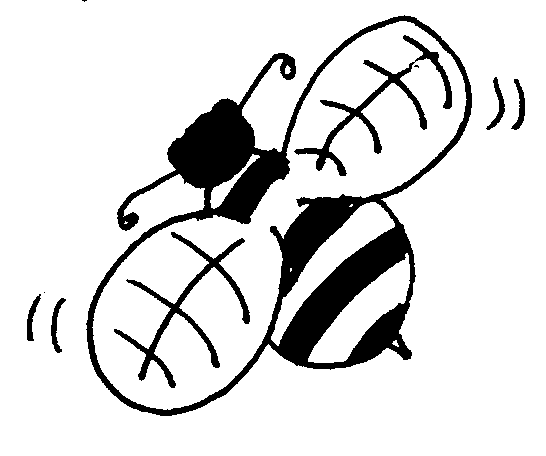 Bee  black and white beehive black white clipart 2