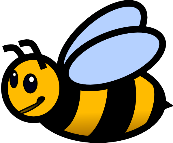 Bee  black and white bumble bee black and white clip art at vector