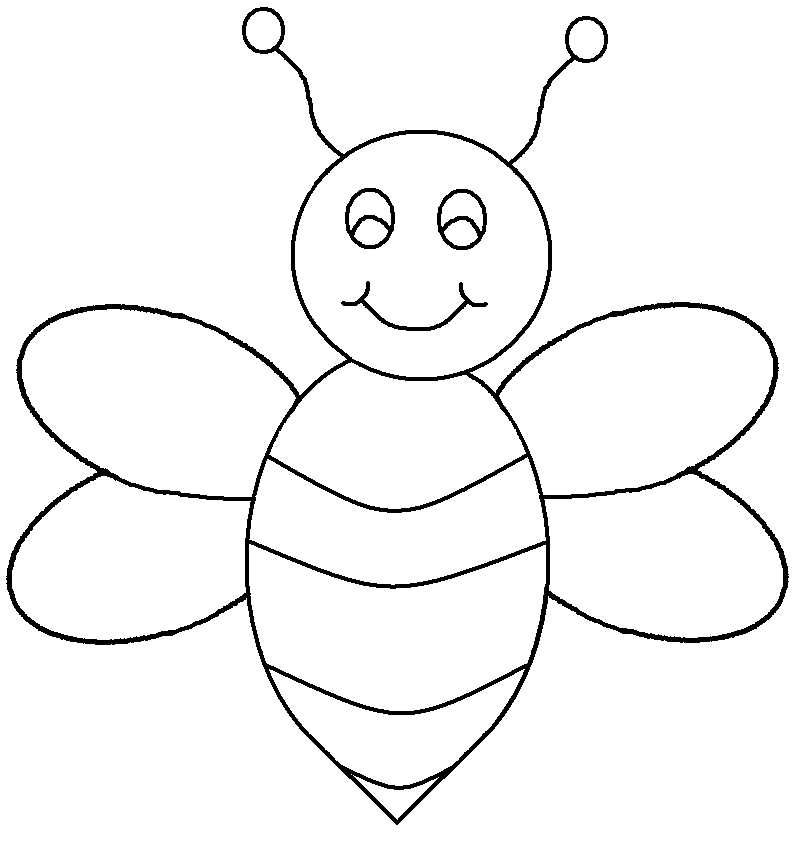 Bee  black and white image of bee clipart black and white honey clip art