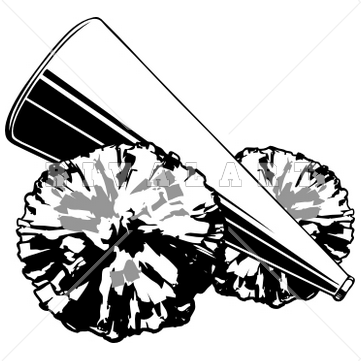 Blue cheer megaphone clipart free images 3