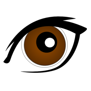 Brown eyes clipart