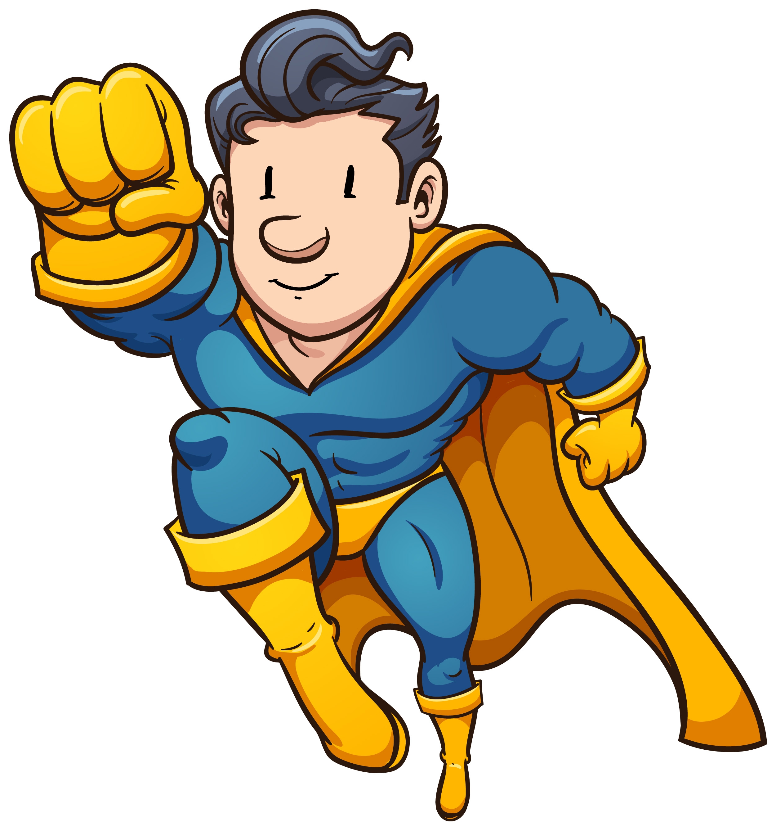 Cartoon superhero clipart free - WikiClipArt