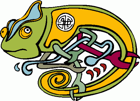 Chameleon clipart clip art