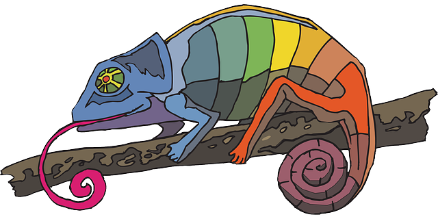 Chameleon free to use clipart
