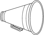 Cheer megaphone cheerleader megaphone clip art danasrig top 2 - WikiClipArt