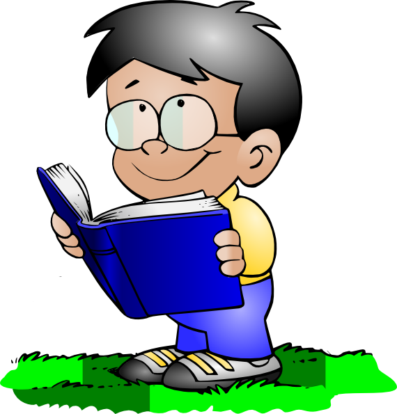 Child reading kids reading clipart free images