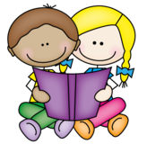 Child reading parent reading clipart 2 - WikiClipArt