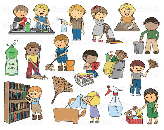 Chores daily clipart free images
