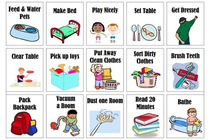 Chores Images Of Toddler Chore Chart Clip Art Kids WikiClipArt