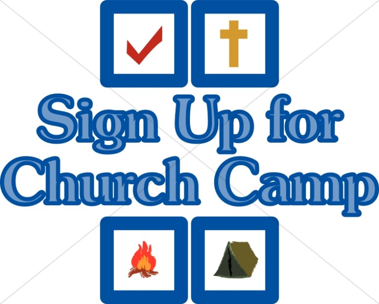 Christian youth summer camp clip art 2