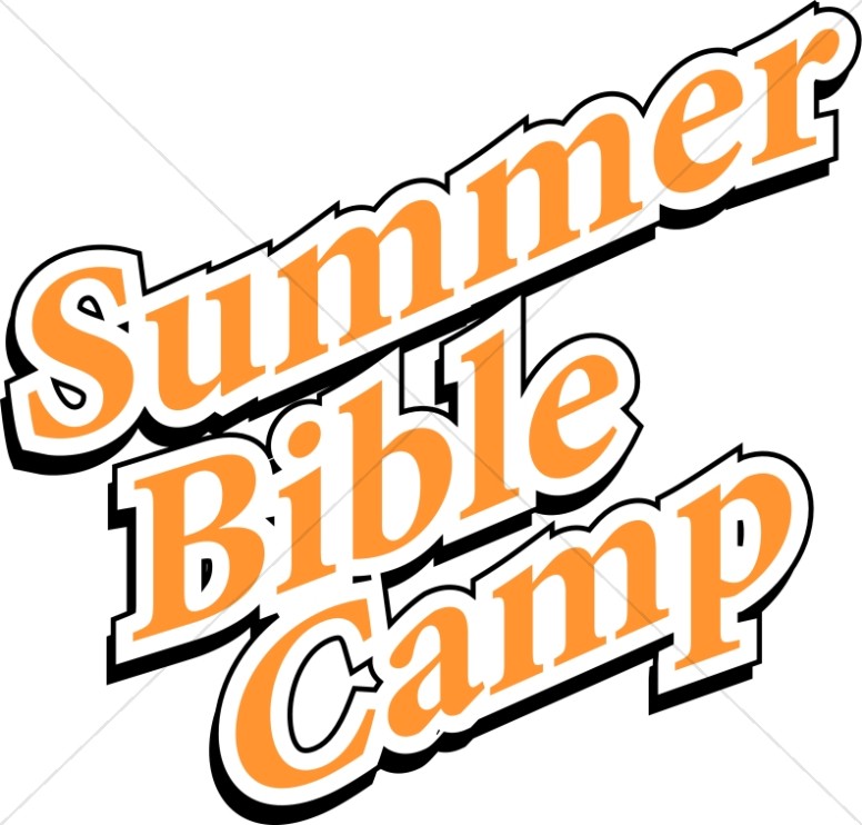 Christian youth summer camp clipart