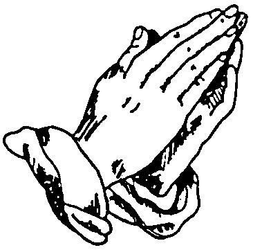 Church praying hands clipart 2