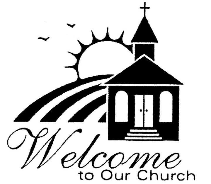 Church religious welcome clipart