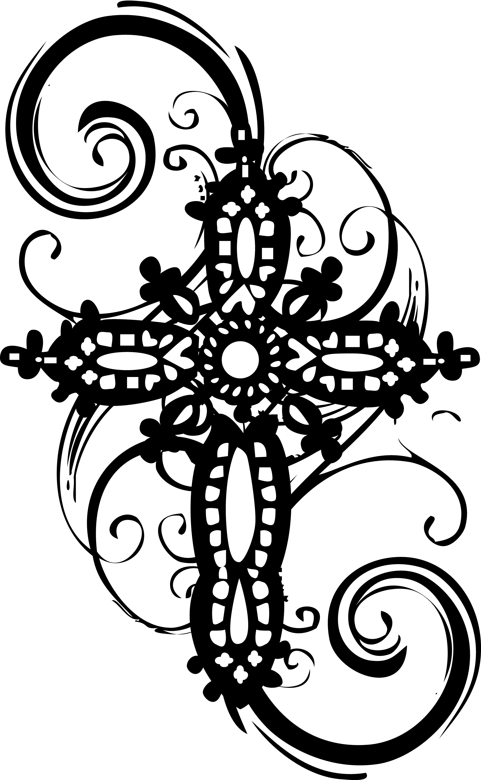 Cross  black and white baptism cross clipart black and white free 2 image