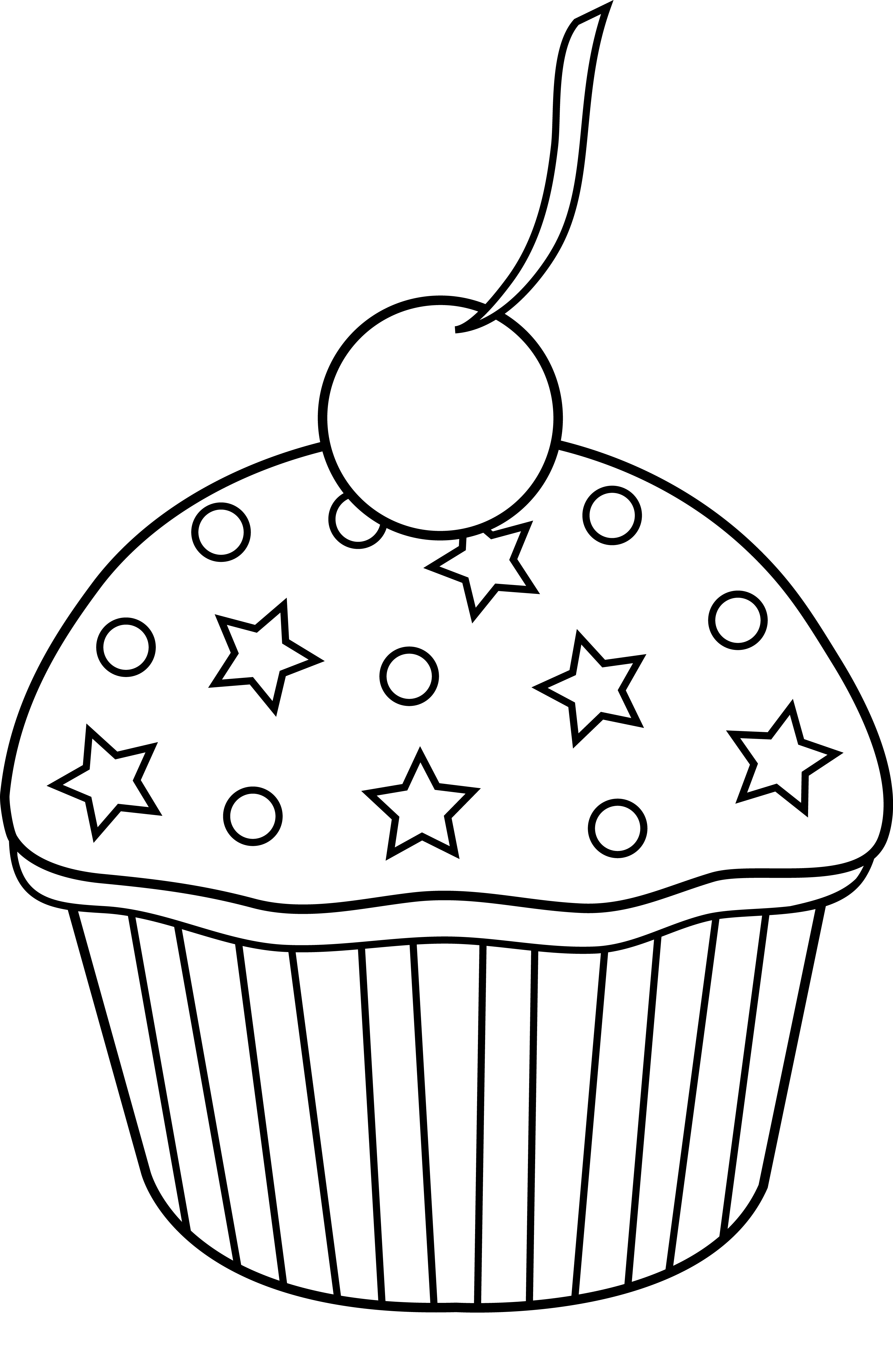 Cupcake  black and white cupcake clipart black and white free images 8