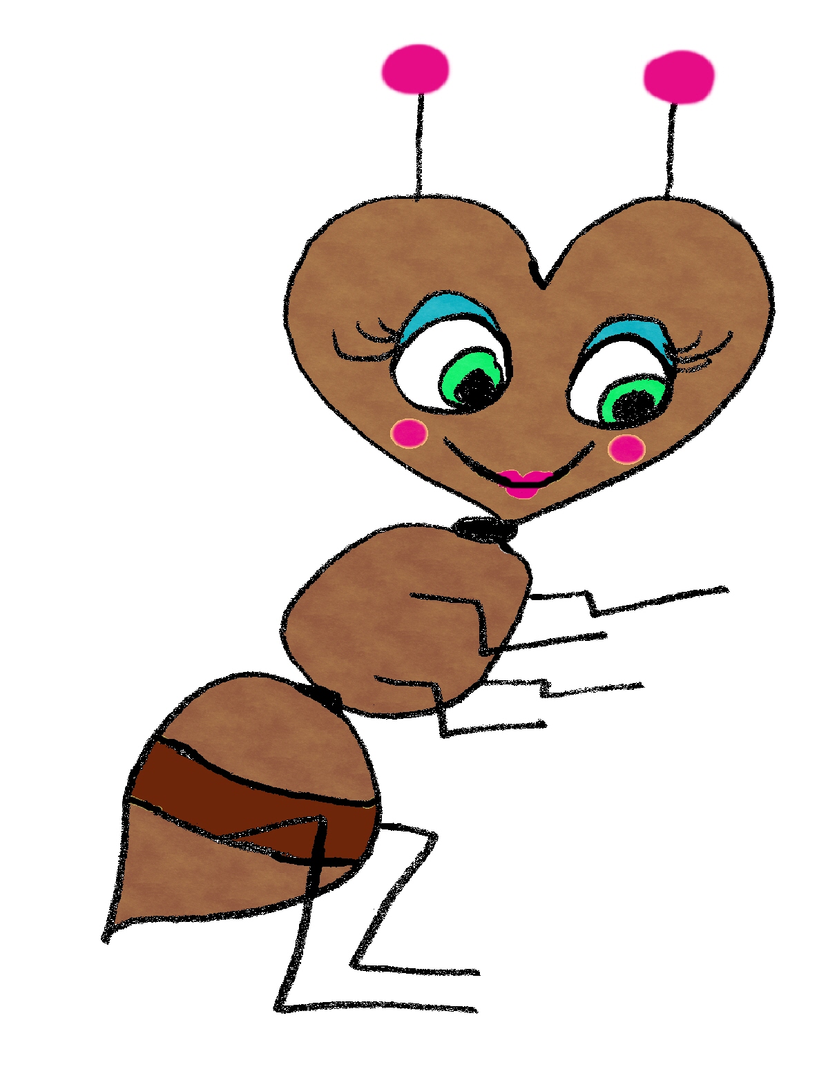 Cute ant clipart 4