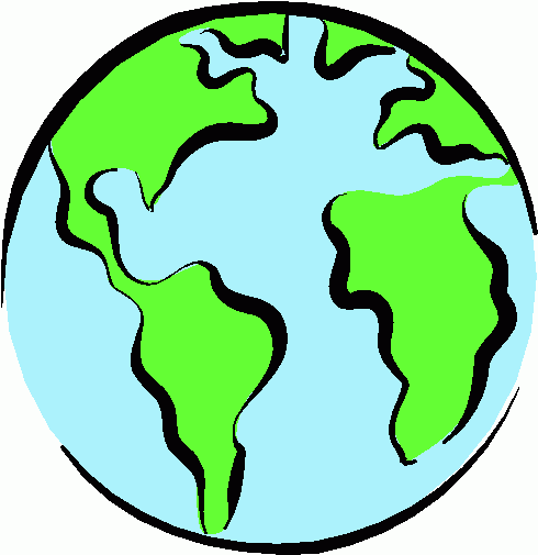 Earth globe clip art free clipart images 2