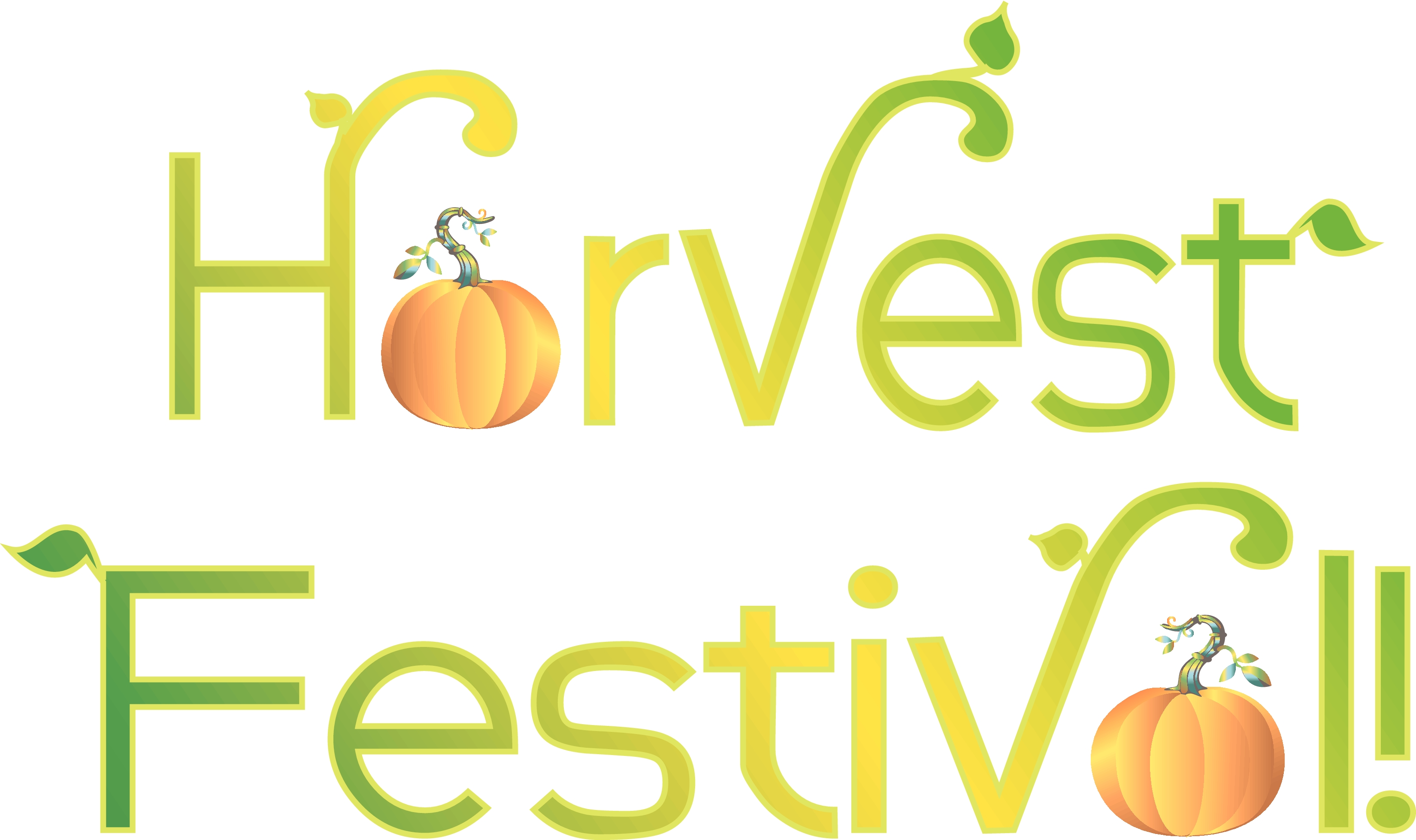 Fall festival harvest church clipart 2