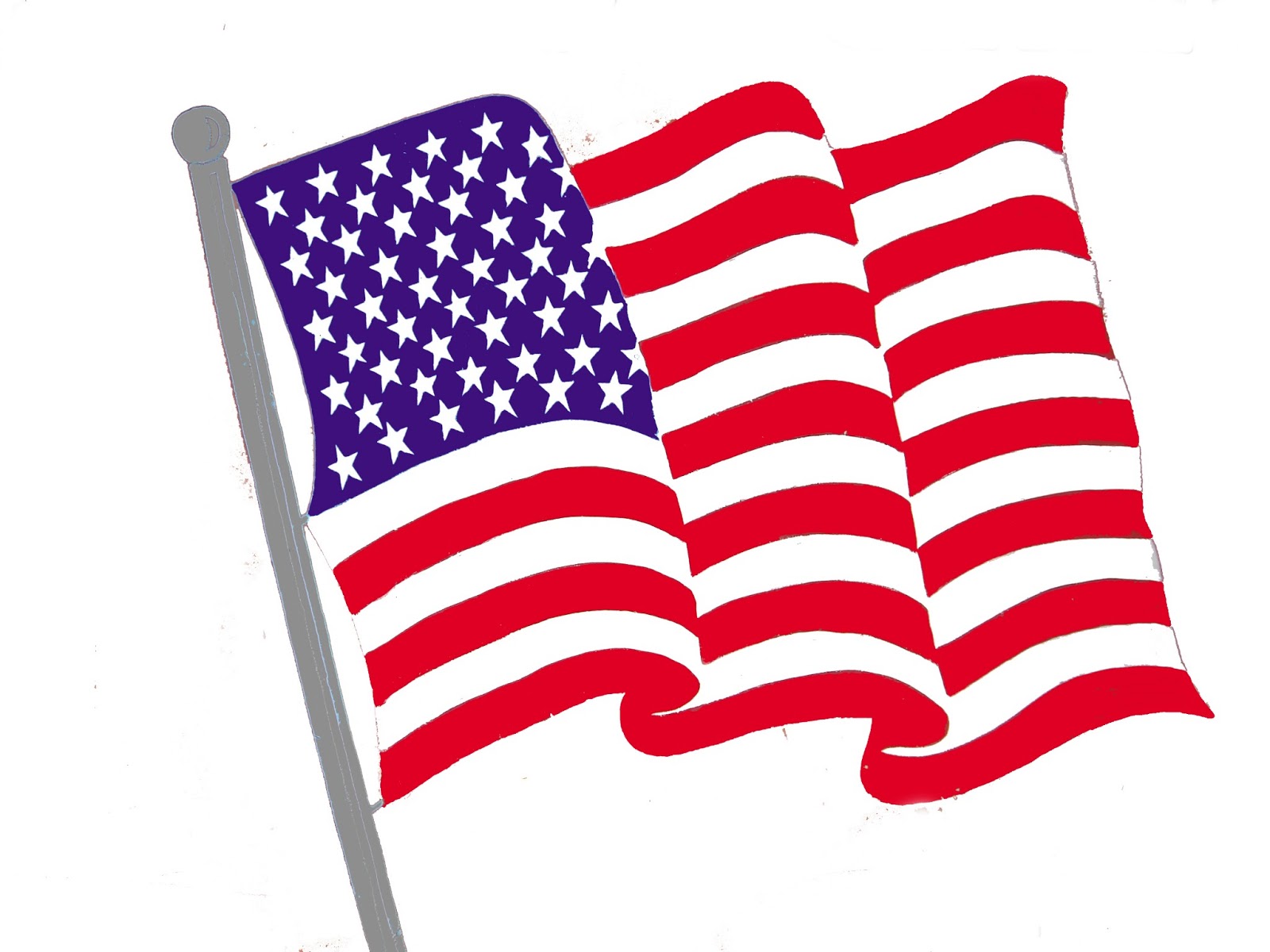 Free american flag clip art