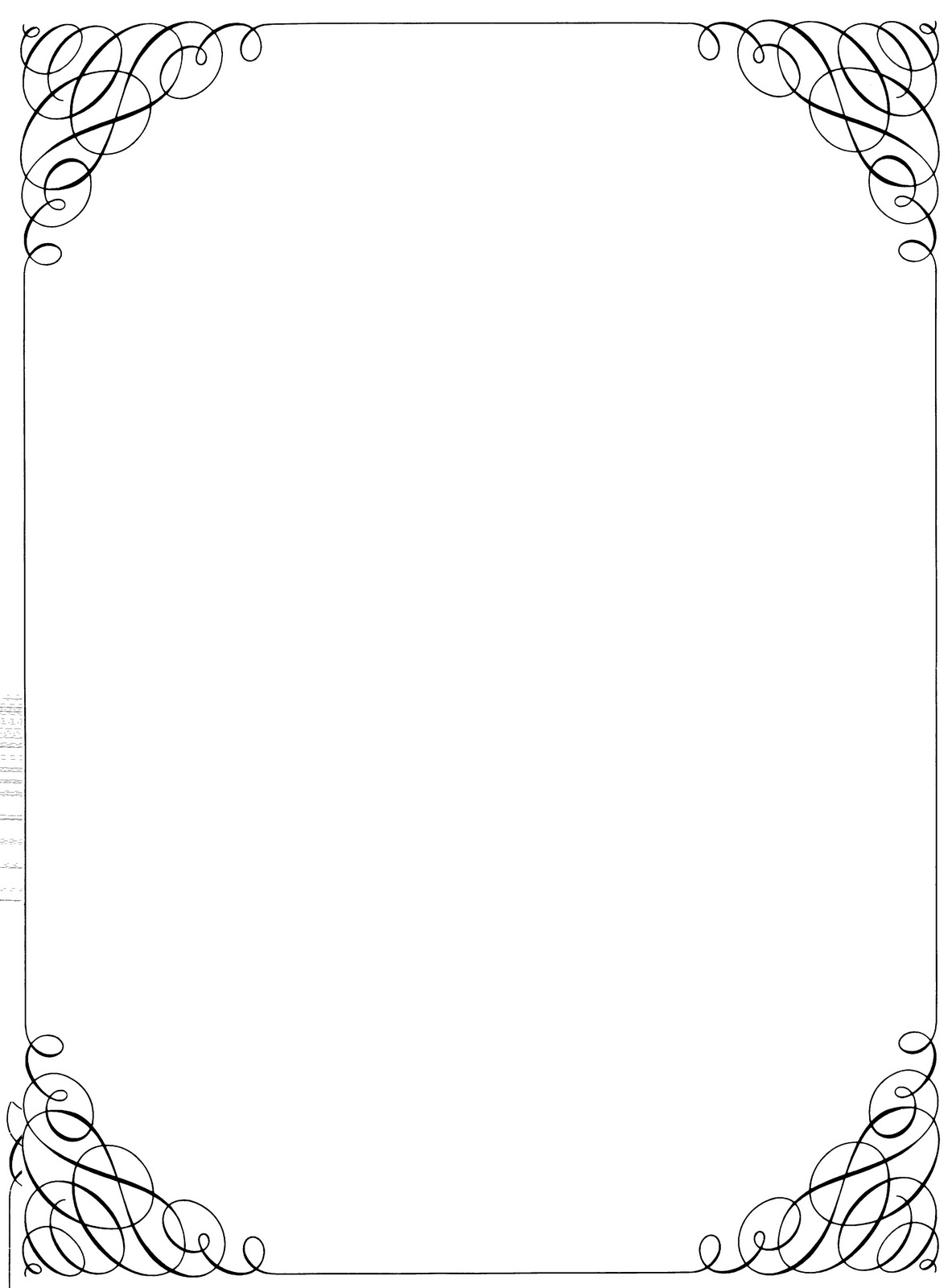 Line Border Designs Clip Art