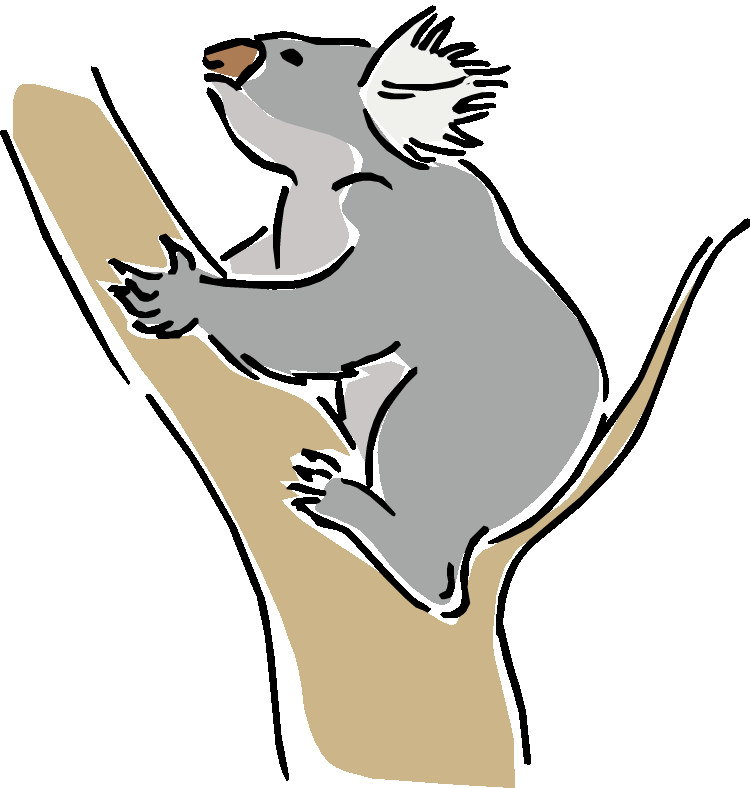 Free koala clipart