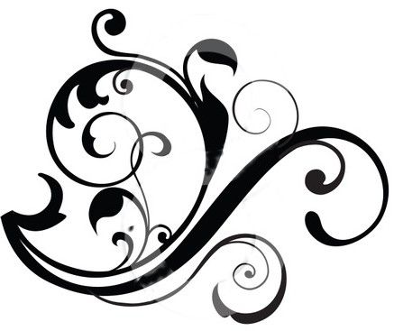 Free scroll design clip art clipart free scrollwork image