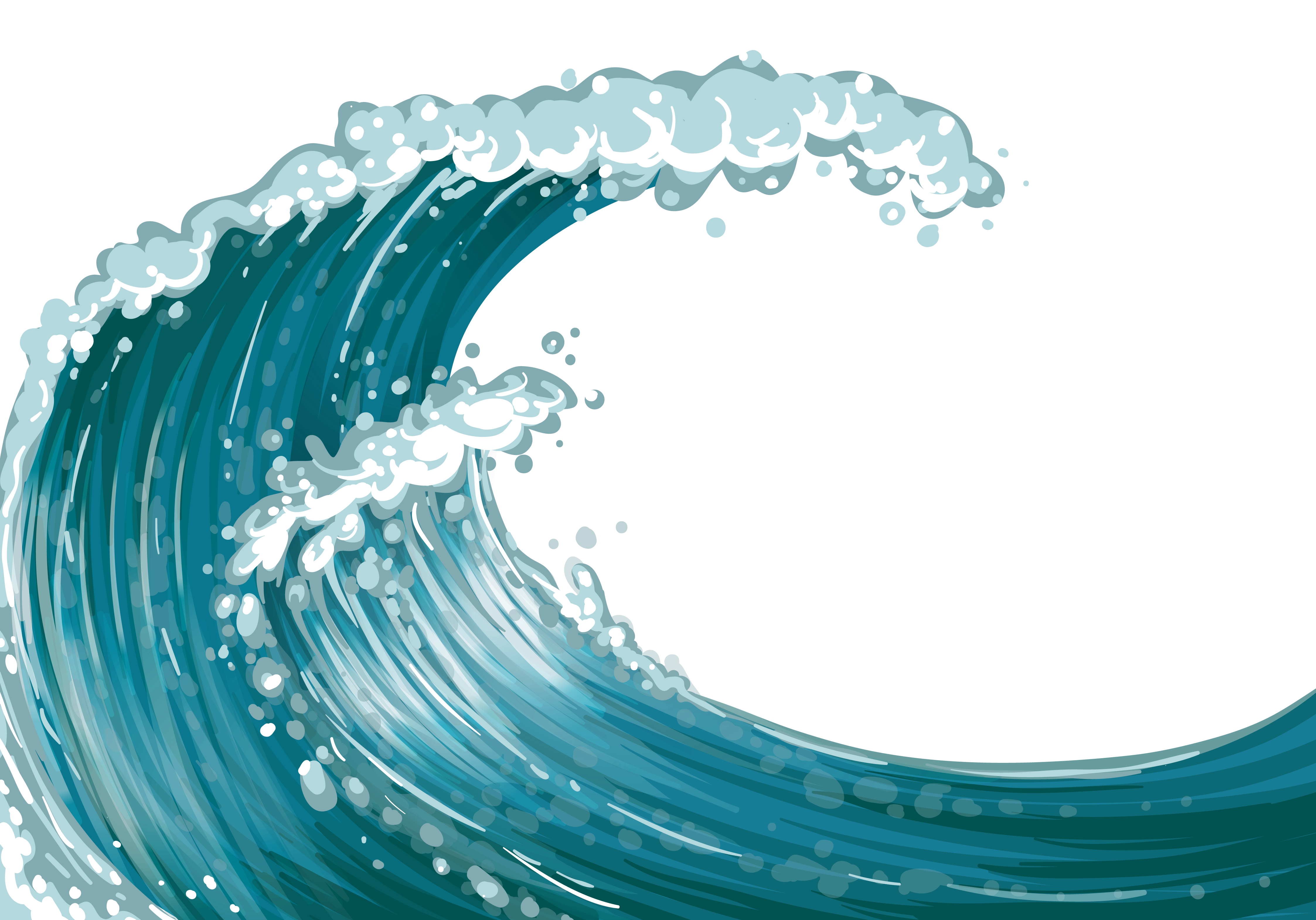 Free waves clip art pictures 7