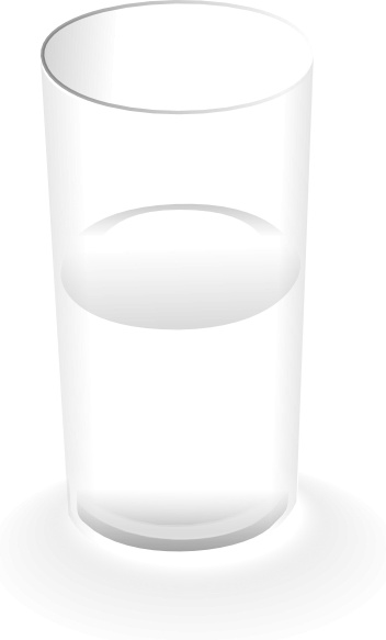 Glass of water clip art free vector in open office drawing svg